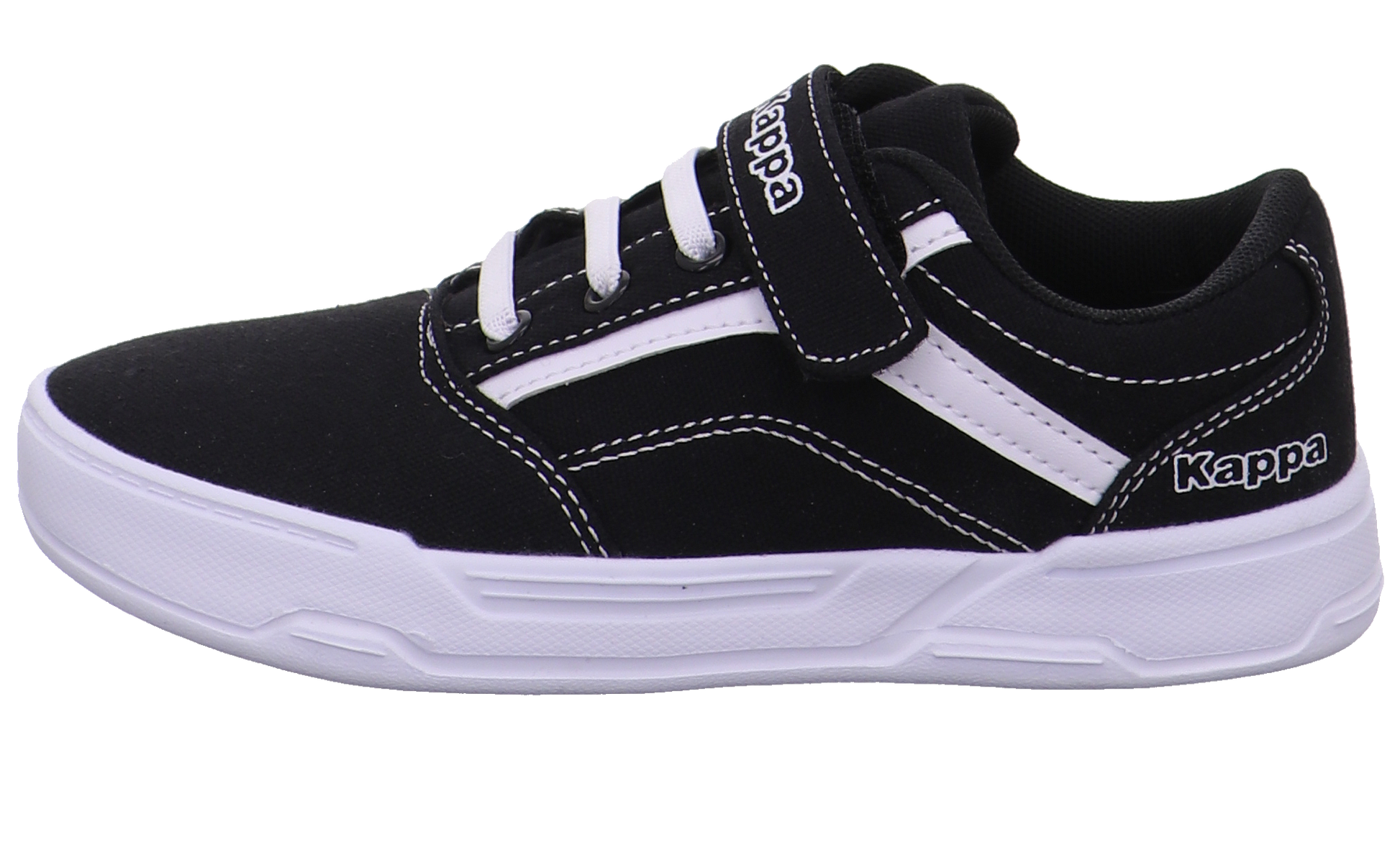 Kappa schwarz-weiß – Schuh 2000