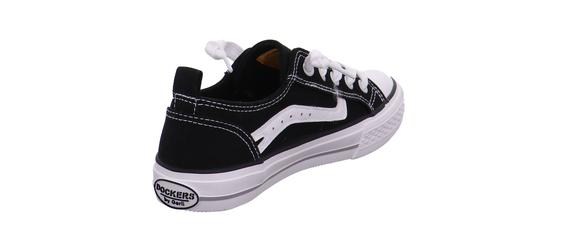 Dockers Sneaker schwarz-weiß Bild5
